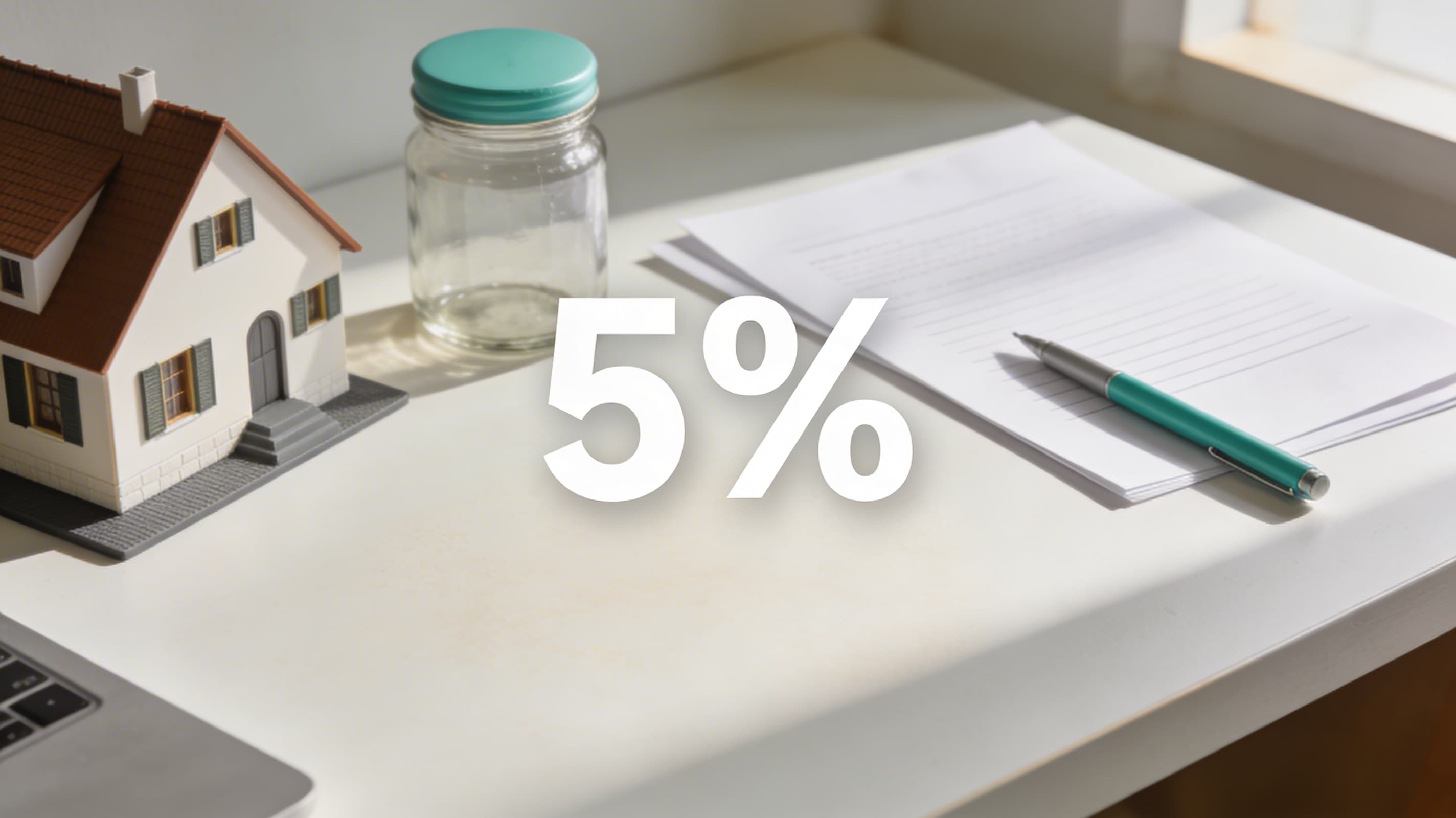 First home buyer discussing a 5% deposit home loan with a mortgage broker.