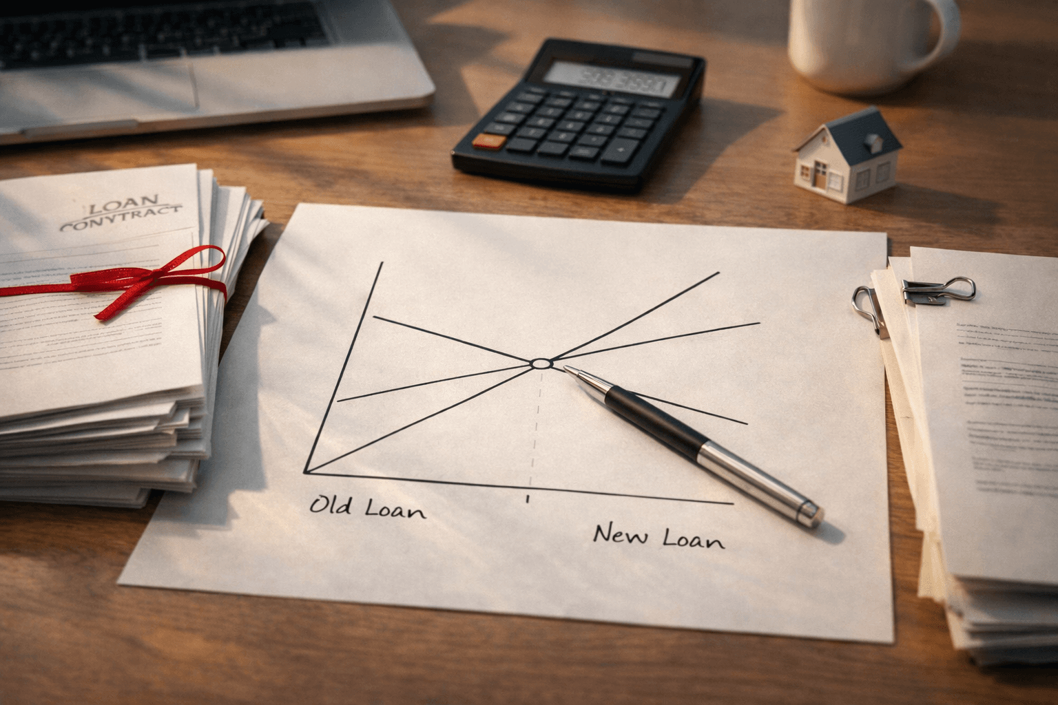 Refinance break-even months versus loan term, fees, and offset behaviour on Australian home loans